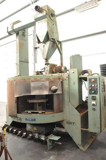 Used 2006 GOFF MULTI-TABLE Table Shot Blaster (Turntable) Pennsylvania US | Shot Blasting Equipment #235564