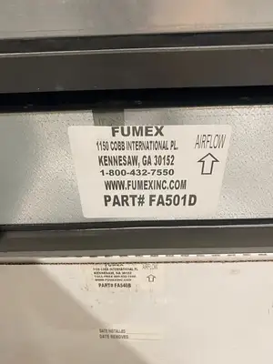 Used FUMEX AIR FILTRATION FUME EXTRACTOR UNIT Fume Extractors | Maverick Industrial Sales #1107421
