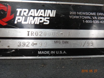 Travaini Dynaseal Vaccum System - Somarakis 2523-2
