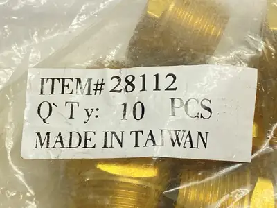 New | in-Stock Midland Industries Hex Bushing 1" Male NPTF x 1/4" Female NPTF LOT OF 10 Parts (Hydraulics and Pneumatics) Michigan US | Maverick Industrial Sales #1391071