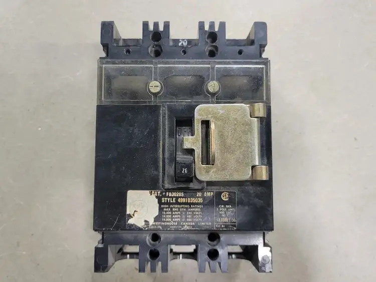 Used WESTINGHOUSE FB3020S Switchgears British Columbia CA | Lenmark #242269