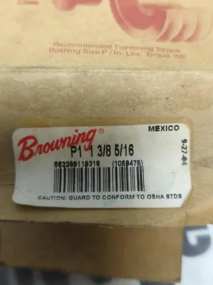 New | in-Stock BROWNING P1 1 3/8 15/16 Conveyor Parts | Surplus Asset Holdings #1219120