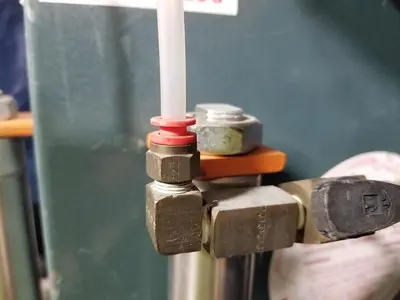 Pistorius Straight Push to Connect Fitting For Clamping Cylinder