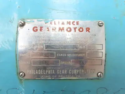 Reliance Electric DD2L Inline Gearmotor Gearbox 20.9 Ratio 2-5/8" Shaft