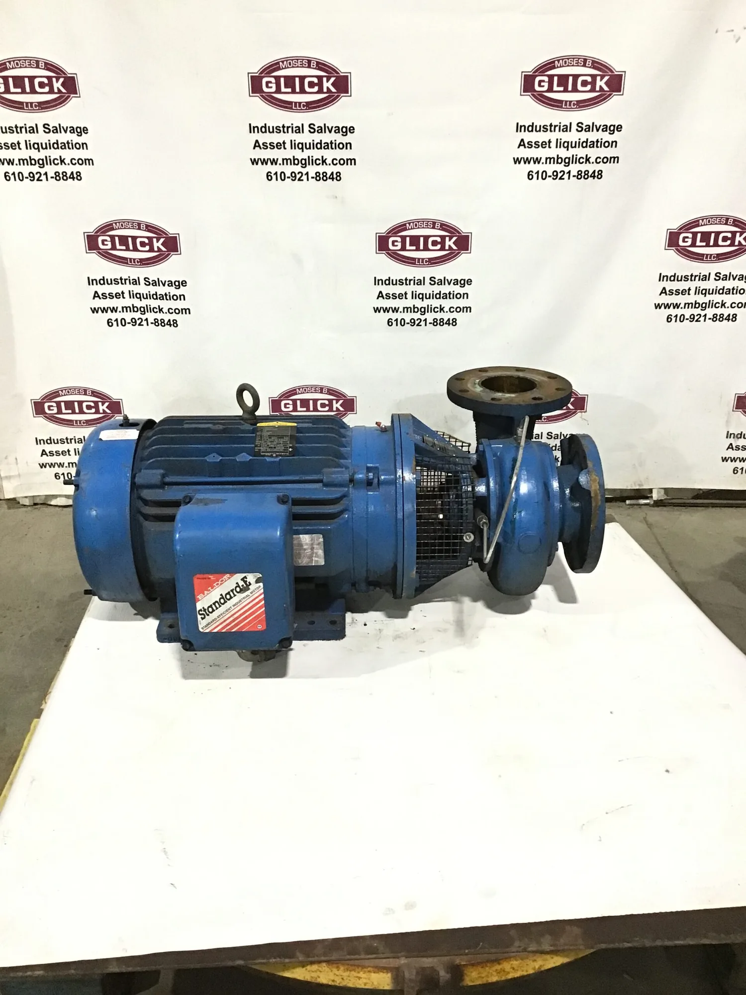 Carver 6H 5x4x7 20PA1 3PH Baldor JPM4107T Direct Connected Centrifugal Pump