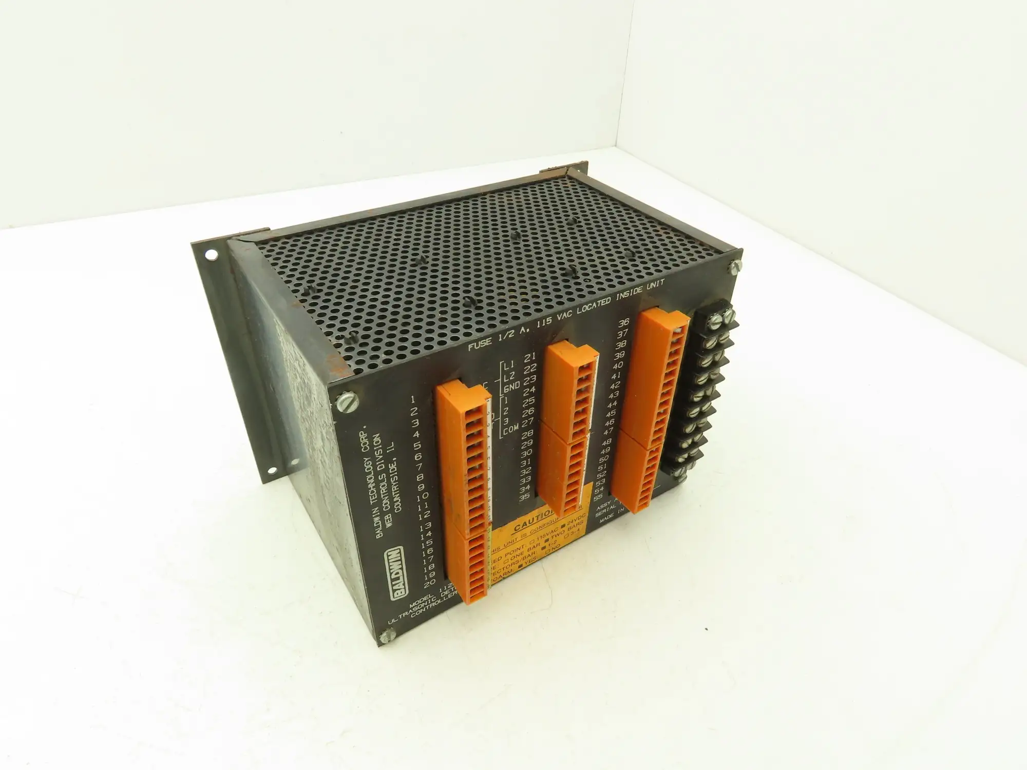 Baldwin Technology Model 1125 Ultrasonic Detector Controller 24VDC A502-8001