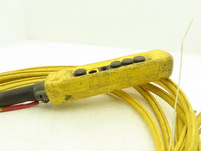 Telemecanique XAC-A06 Crane Hoist 6-Button Control Pendant 1-Speed 26' Cord