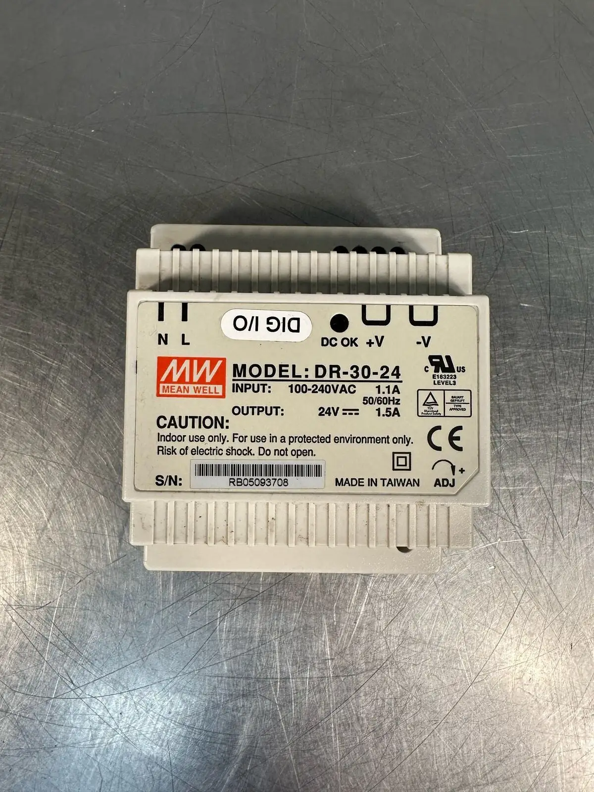 Mean Well DR-30-24 Power Supply (5.4.2)