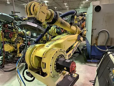 Used FANUC M900IA/350 6 AXIS CNC ROBOT WITH R30IA CONTROLLER 350KG X 2650MM REACH Robots | Harbor Machinery Inc. #1283323