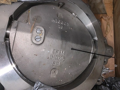 Dezurik 18" Stainless Steel Butterfly Valve figure BHP New Storeroom Spare