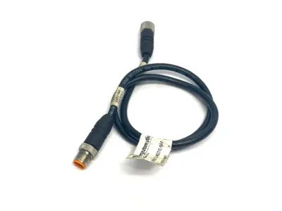 USED LUMBERG AUTOMATION DOUBLE ENDED 8-PIN CORDSET M TO F