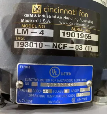 North Star 755 XP perforate basket centrifuge, 304SS.