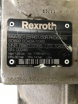USED REXROTH AA4VSO125FRG130RPKD63K02