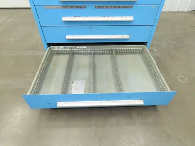 Nu-Era Modular Tool Storage Cabinet 9 Drawer 45x28x61" Stanley Vidmar Lista