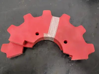 Split Mill Chain Sprocket - 13 Teeth Plastic