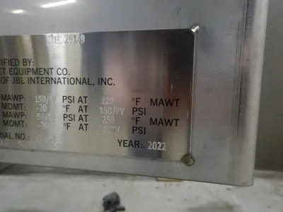 2022 PAGET 563 SQ. FT. Heat Exchanger - Shell & Tube | Perry Equipment (10)