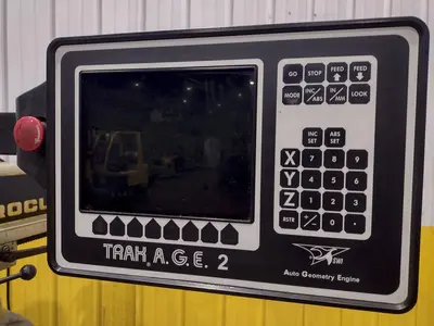 3 HP WILLIS  MODEL #MICRO CUT 1050 CNC TRAK AGE2 CONTROL RAM TYPE MILL: YOBRO #24806