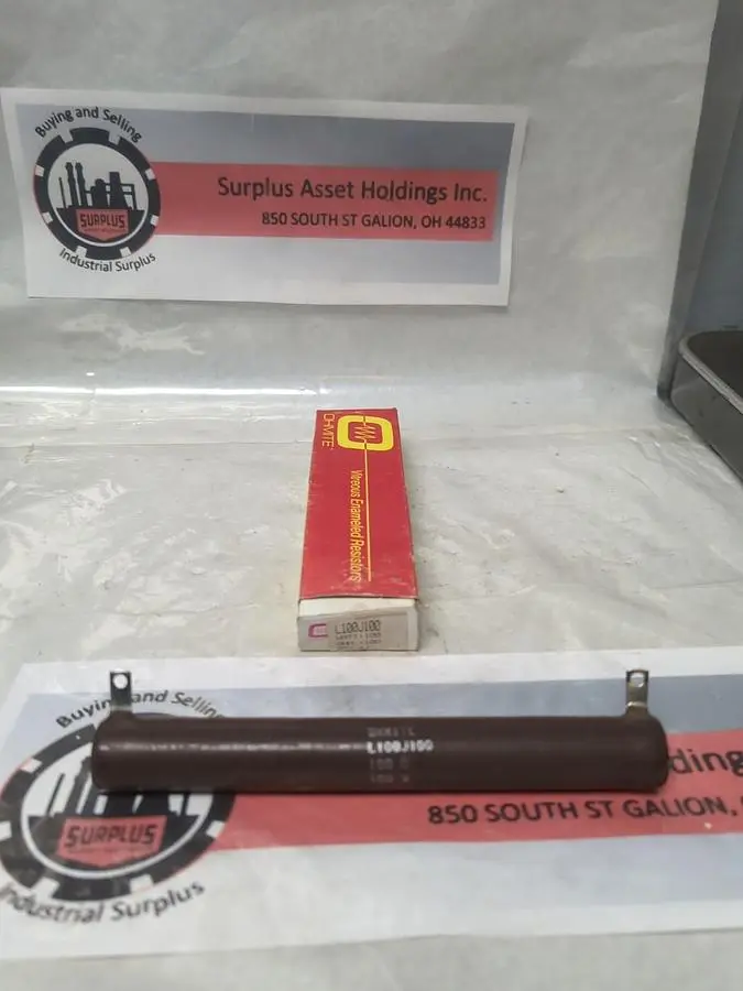New | in-Stock OHMITE L100J100 Miscellaneous Equipment (Electrical & Power) | Surplus Asset Holdings #1193894