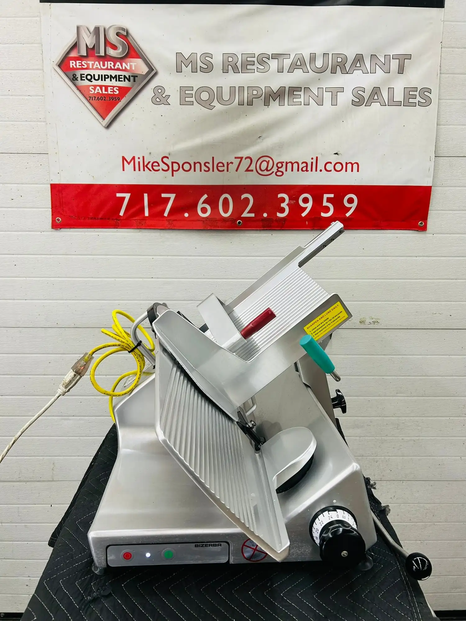 Bizerba 2022 GSPH Manual Deli Slicer Fully Refurbished!