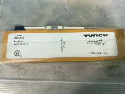 New | in-Stock TURCK VBKB 80CS12 Terminal Blocks Ohio US | HGR 24 #1515805