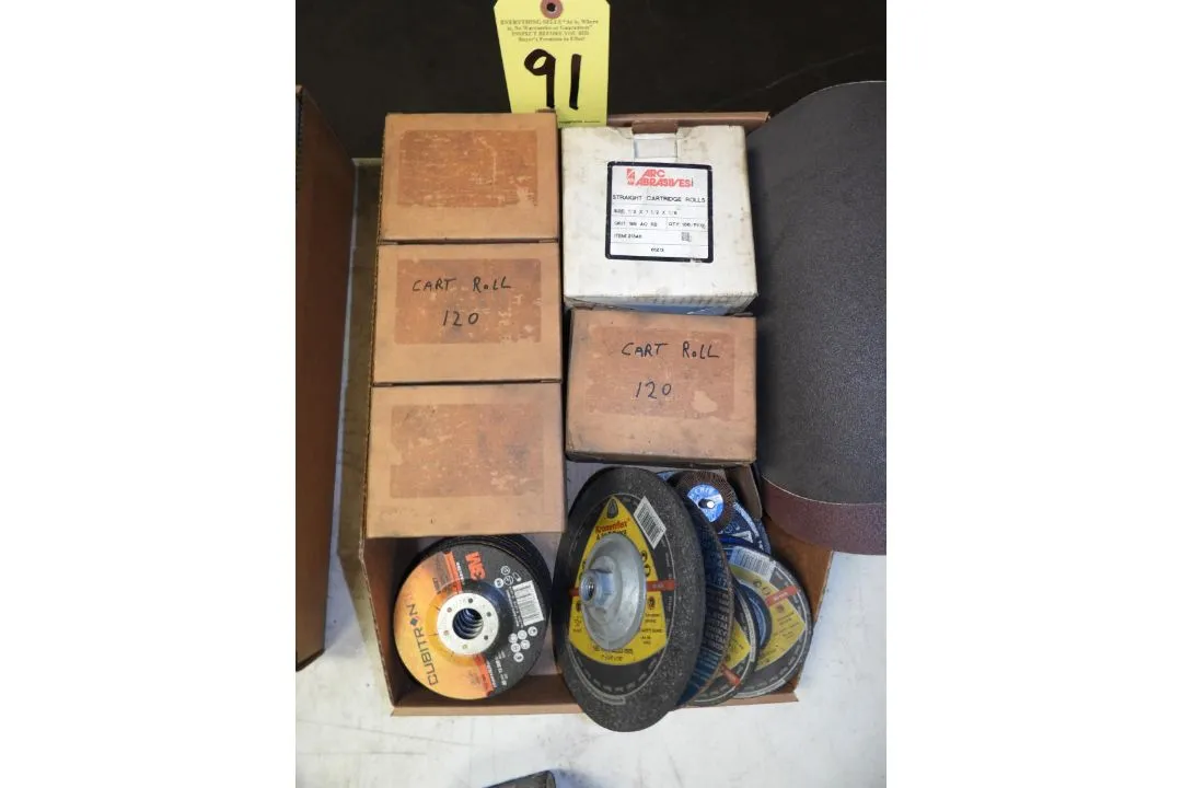 Used _UNKNOWN_ _UNKNOWN_ Misc Abrasive Materials Ohio US | Thompson Auctioneers #1516350