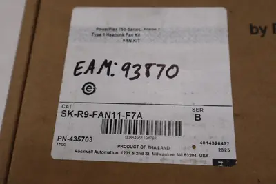 ALLEN BRADLEY SK-R9-FAN11-F7A/ SKR9FAN11F7A TYPE 1 HEATSINK FAN KIT - STK GF291