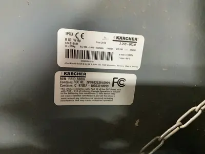 Used 2014 KARCHER RFID B80W Parts Washers Ohio US | HGR 24 #1343903