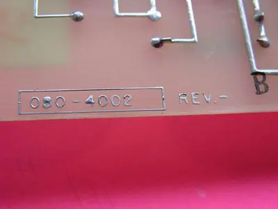 USED SCI 080-4002 REV B