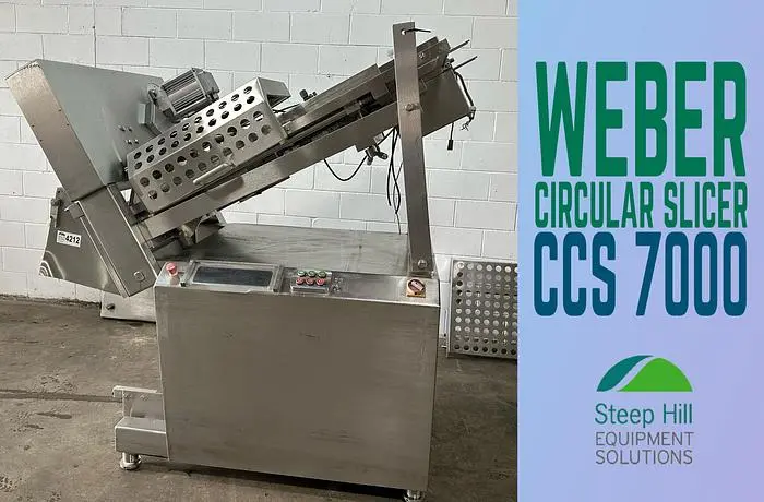 Used WEBER CCS 7000 Slicers / Dicers / Cutters | Steep Hill Equipment Solutions #772447