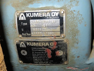 Kumera OY Finland Gear Reducer