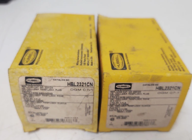 New | in-Stock Hubbell HBL2321 Electrical Fittings Kentucky US | Edwards Industrial Repair #1017816
