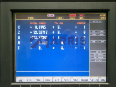 Used 2003 WEINGÄRTNER MASHINENBAU VARIO 500-8000 5-Axis or More CNC Lathes Texas US | Harris Machine Tools, Inc. #1310341