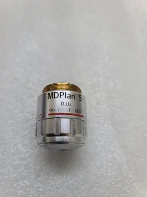 OLYMPUS MDPLAN 5 .10 F=180 OBJECTIVE