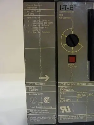 USED SIEMENS ED63A005