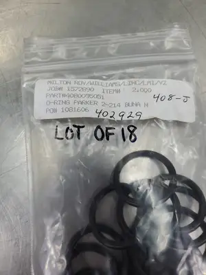 USED Milton Roy 4080095051 O-Ring Parker 2-214, Lot of 18