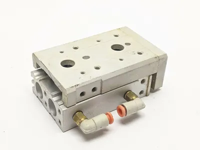 MXS12-30 | SMC  Guided Cylinder Dual Rod Slide Table 12mm Bore 30mm Stroke - Used