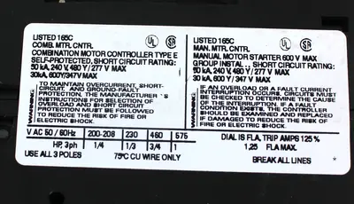 USED SIEMENS 3RV1021-0KA10