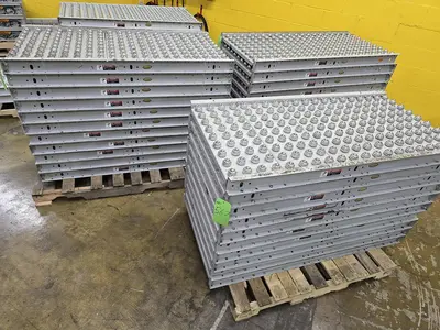 Used HYTROL ROLLER BALL TRANSFER  CONVEYOR Roller Conveyors Wisconsin US | Packer City Sales #1298039