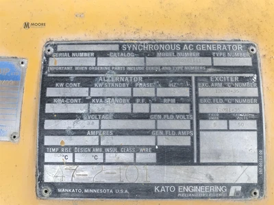 Used 2000 CATERPILLAR D398B Diesel Generators Tennessee US | Moore Equipment #1517266