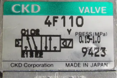 NEW CKD FRGV-20A-T-DC24V VALVE 4F110 FRGV20ATDC24V