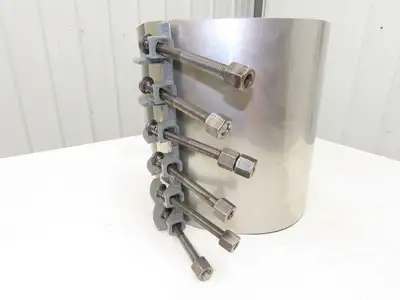 Dresser 0360-1104-390 Steel Repair Clamp Style 360 Stainless Steel 11.44" X 15"W