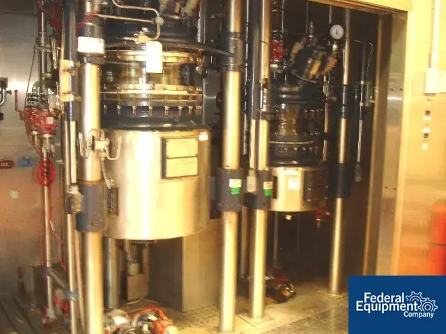 Used R&M Italia 160 Liter R & M Italia Glass Lined Reactor Set Reactors Ohio US | Federal Equipment Company #129250