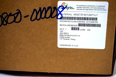 NEW ENTEGRIS 6500-T3-F04-D12-K-P1-U1 FLOW CONTROLLER 6500T3F04D12KP1U1