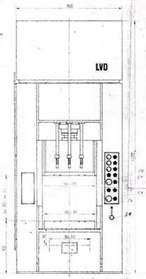 USED LVD EMF-OM 100 TON + 40 TON