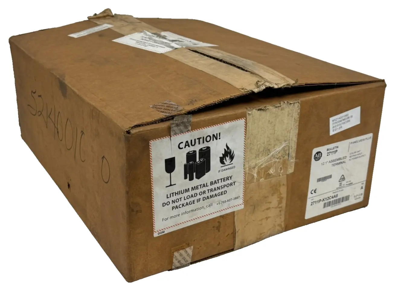 ALLEN BRADLEY 2711P-K12C4A8 PANELVIEW PLUS 1250 SER. A UNUSED SURPLUS