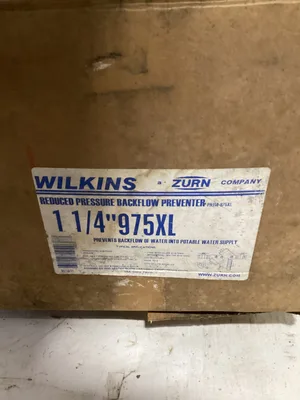 Wilkins 114-975XL 1-1/4” Bronze Reduced Pressure Backflow Preventer -NIB