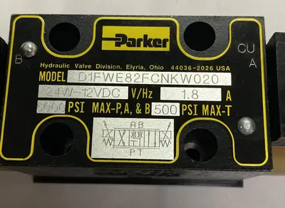 New | in-Stock PARKER D1FWE82FCNKW020 Pump & Valve Parts Ohio US | Surplus Asset Holdings #1240949