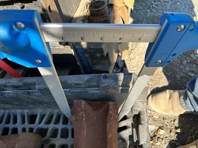 Used AFTERMARKET 46" L X  5-3/4" D STEEL CHISEL DRILL FOR CABLE TOOL Drills Pennsylvania US | East West Machinery & Drilling #1417301