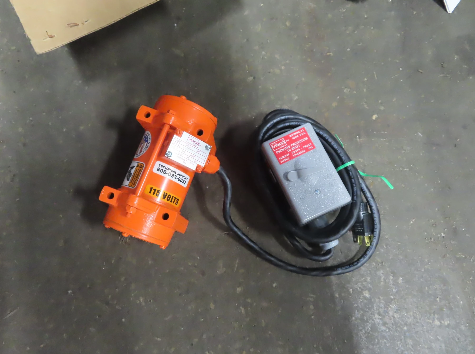 New Vibco Vibratory Motor, 2P-75