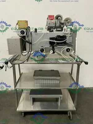 USED NORWOOD AK0-15 & L.I.S-404 HOT STAMPING IMPRINTER W/ STAMPING DIES